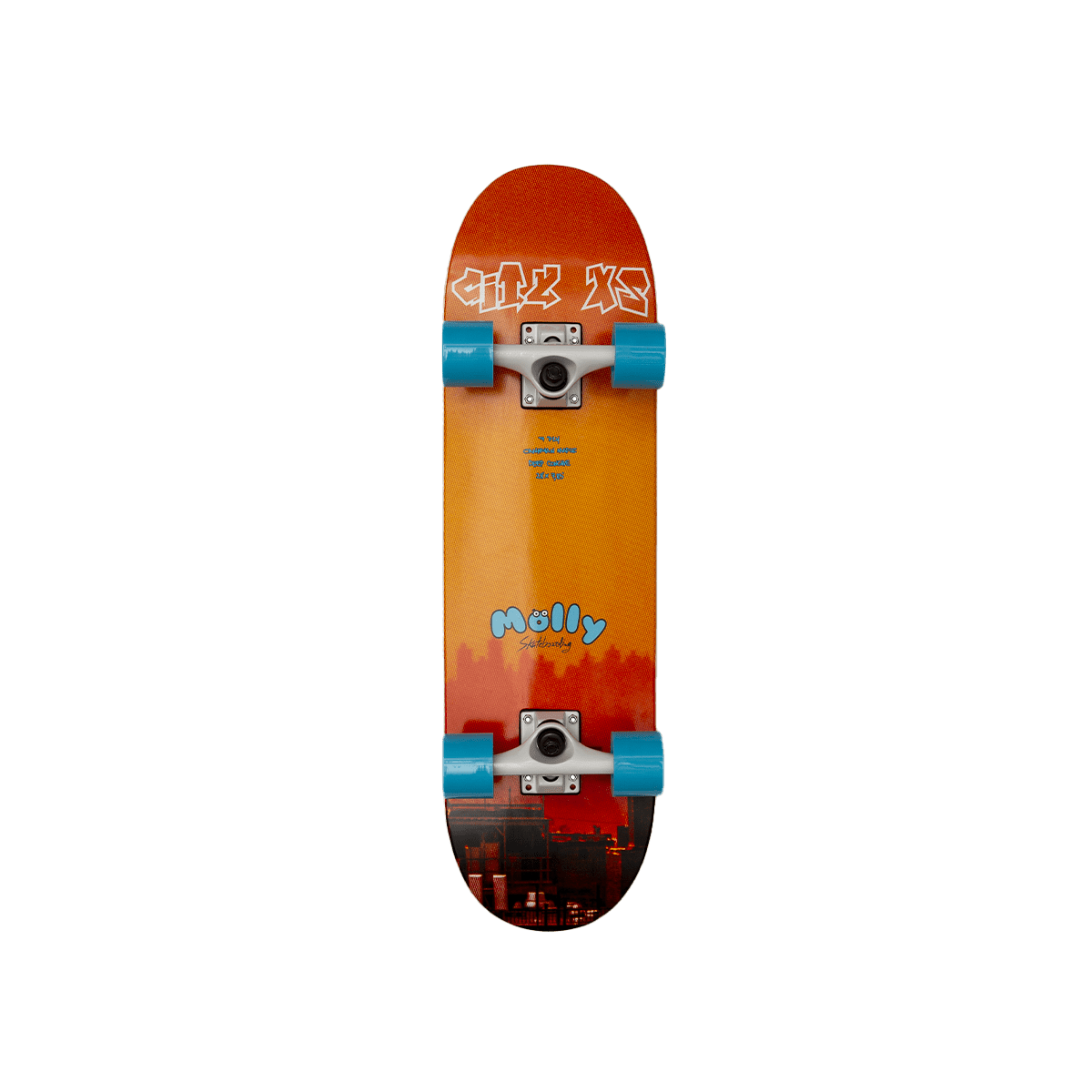 SKATEBOARD CITY XS - MollySkateboardMLSGG1 - ZMolly